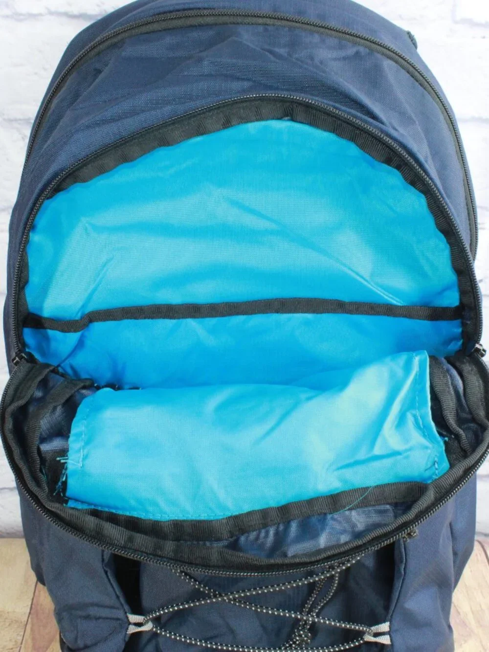 LL Bean Unisex Adult Comfort Carry Laptop School Hiking Backpack Navy Blue 30L